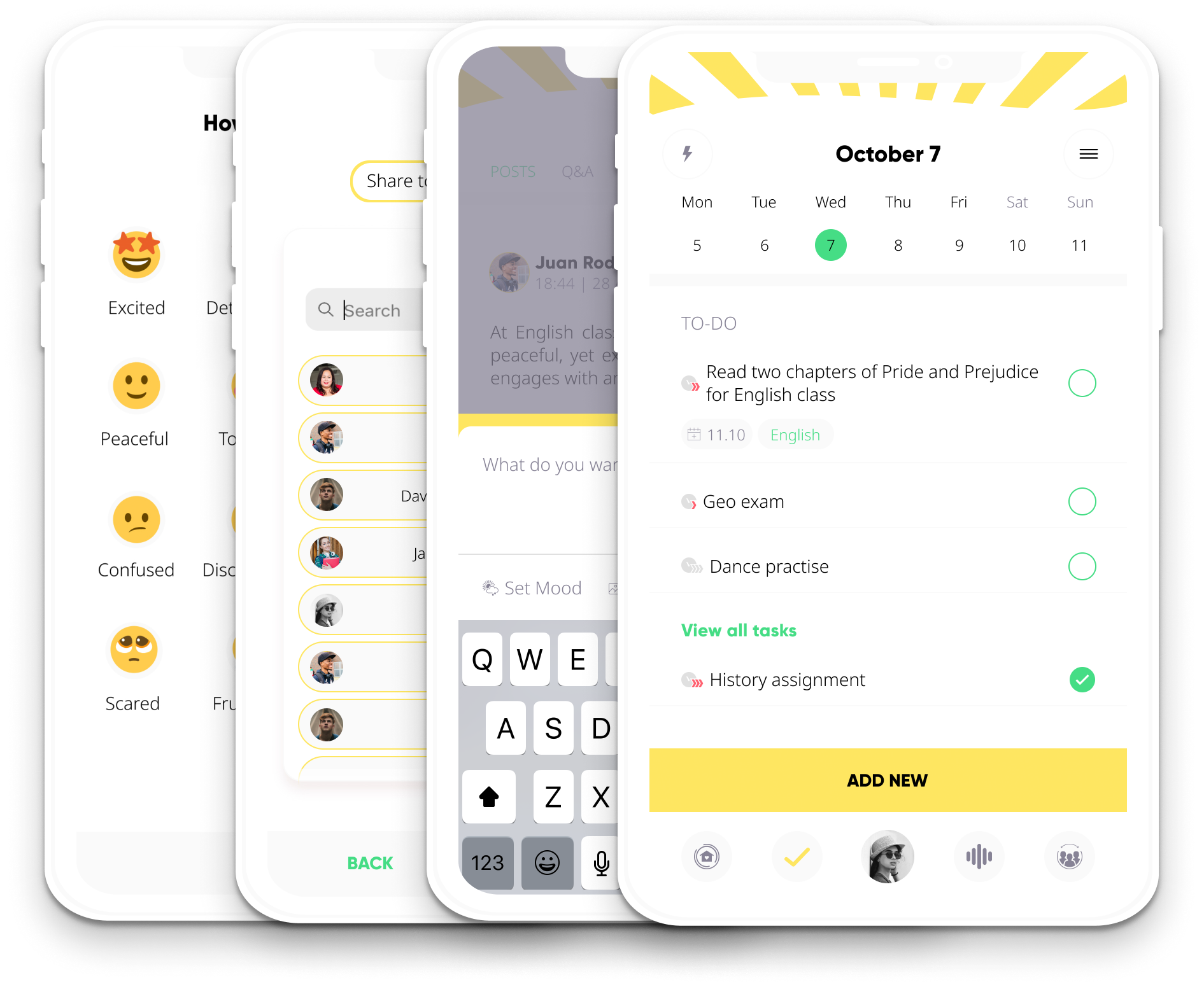 Image illustrating Clanbeat – Mobile application for students